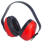 93318 Radians DF0310HC Def-Guard Earmuffs NRR 23dB Red/Black