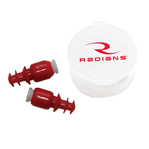 93338 Radians CF7000BP Cease Fire Earplugs Baffle In Ear Red Plugs for Adults 1 Pair