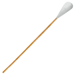 Ramrodz Inc 93702 RamRodz 50075 Barrel & Breech Cleaning Swabs 50 Cal Cotton/Bamboo 8" Long 75 Per
