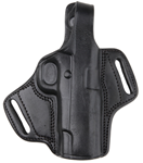 Bulldog Cases 94521 Bulldog LMHL Deluxe Molded Automatic Holster w/Thumb Break RH Large Leather Blk