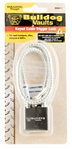 Bulldog Cases 95853 Bulldog BD8011 Trigger Lock Cable Open With Key Metal Firearm Fit- Handgun/Rifle