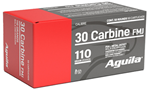 96082 Aguila 1E302110 Rifle  30 Carbine 110 gr Full Metal Jacket (FMJ) 50 Bx/ 20 Cs