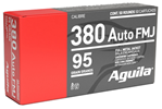 96090 Aguila 1E802110 Pistol  380 ACP 95 gr Full Metal Jacket (FMJ) 50 Bx/ 20 Cs
