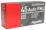 96105 Aguila 1E452110 Pistol  45 ACP 230 gr Full Metal Jacket (FMJ) 50 Bx/ 20 Cs