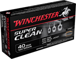 Winchester Ammu 9619 Winchester Ammo W40SWLF Super Clean  40 S&W 120 gr Lead Free Full Metal Jacket 5