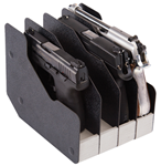 Altus Brands 96924 BenchMaster BMWRM14 WeaponRac Four Pistol Universal Handgun Metal Black