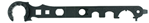 Ncstar / Vism 96931 NcStar TARW2 Armorer's Barrel Wrench Gen 2 Black Steel AR15/M4/M16