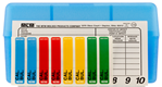 Mtm Molded Prod 9698 MTM Case-Gard RM-50-24 Case-Gard R-50 Multi-Caliber Clear Blue Polypropylene 50r