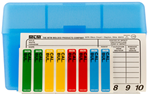 Mtm Molded Prod 9699 MTM Case-Gard RL-50-24 Case-Gard R-50 Multi-Caliber Clear Blue Polypropylene 50r