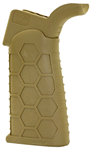 9739 Hexmag HEXATGFDE Advanced Tactical Grip  Flat Dark Earth Polymer for AR-15, AR-1