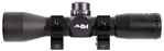 Aim Sports Inc 97905 Aim Sports JTM432B Tactical Compact Black Anodized 4x32mm 1" Tube Mil-Dot Reticl
