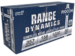Fiocchi Ammunit 98268 FIO 357GCMJ     357MG  158 CMJFP 50/20