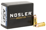 98604 Nosler 51285 Match Grade  9mm Luger 115 gr Jacketed Hollow Point (JHP) 20 Bx/ 20