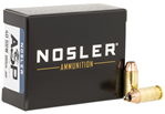98607 Nosler 51279 Match Grade  40 S&W 180 gr Jacketed Hollow Point (JHP) 20 Bx/ 20 Cs