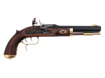 Traditions Inc 98673 Traditions P1090 Trapper  SAO 50 Cal Flintlock 9.75" 1rd Blued Frame & Barrel Ha