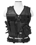 Ncstar / Vism 99304 NcStar CTVL2916B Tactical  Vest XL-XXL Black PVC/Mesh Webbing