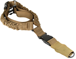 Aim Sports Inc 99908 Aim Sports AOPS01T One Point Sling made of Tan Elastic Webbing with 26" OAL, 1.2