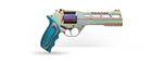 340.301 Chiappa Firearms 340301 Rhino 60DS Nebula 357 Mag Caliber with 6" Picatinny Rail