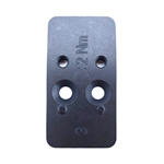 Heckler & Koch  HK 50254263 Optics Plate #3 Black HK VP9 w/Optic Cuts Steel Handgun