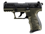 Walther  5120715 WAL P22Q 22LR 3.42" MLTRY GRN 10RD