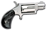 North American Arms  MINI 22MAG REV 1-1/8 SS BLKPRL NAA-22MS-GP-B|PEARLITE GRIPS