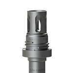 Yankee Hill Mac YHM-4315-28A Yankee Hill 431528A Mini QD Flash Hider Black Phosphate Steel with 1/2"-28 tpi T