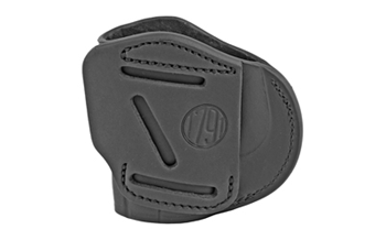 1791 Gun Leathr 4 WAY HOLSTER 1791 Gunleather 4WH4SBLR 4 Way  Stealth Black Leather IWB/OWB Fits Glock 26-30/3