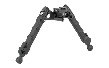 Accu-tac Llc  Accu-Tac HD50-0000 HD-50  Bipod 7"-10" Adjustment Black Hardcoat Anodized  6061-