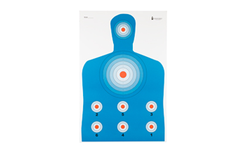 Action Targets HIGH VISIBILITY Action Target PRCQ1100 High Visibility Fluorescent  Silhouette Paper 23" x 35" B