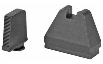 Ameriglo TALL SUPPRESSOR AmeriGlo GL808 Tall Suppressor Height Sight 9XL Black Serrated Front, Flat Black