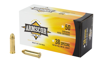 Armscor AMMO FAC38-17N ARMSCOR 38SPL 158GR FMJ 50/1000