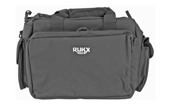 TACTICALRANGEBA Rukx Gear ATICTRBB Tactical Range Bag  Water Resistant Black 600D Polyester with