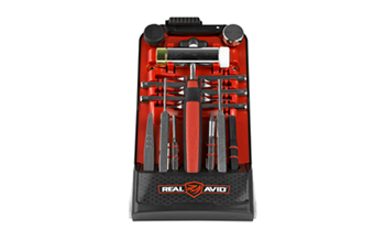 AVIDAVHPS-AR Real Avid AVHPSAR Accu-Punch Pin Punch Set Red Steel Rifle AR-15 Rubber Handle