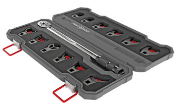 MASTER-FITWRENC Real Avid AVMF13WS Master -Fit 13 Piece Crowfoot Wrench Set Gray/Red AR-Platform