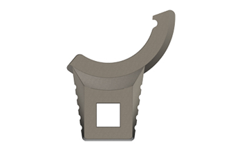 MASTER-FITWRENC Real Avid AVMF2SW Master -Fit 2" Spanner Wrench Titanium/Stainless Steel for AR-