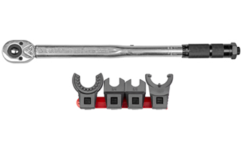 MASTER-FITWRENC Real Avid AVMF5WS Master -Fit 5 Piece Crowfoot Wrench Set Gray/Red AR-Platform H