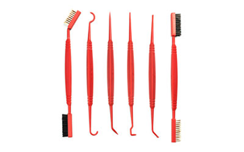 PICKSANDBRUSHES Real Avid AVPBS Accu-Grip Picks & Brushes Rifle/Shotgun Firearm Plastic 8-8.25"