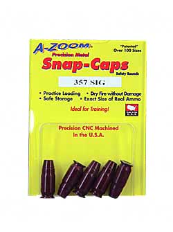A-zoom AZ15159 15159 AZOOM SNAP CAPS 357SIG 5/PK