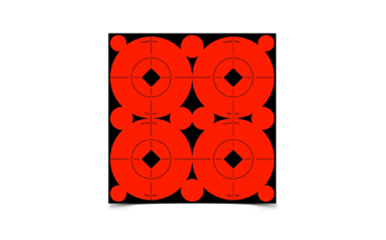 TS3 Birchwood Casey 33903 Target Spots  Self-Adhesive Paper Black/Orange 3" Bullseye