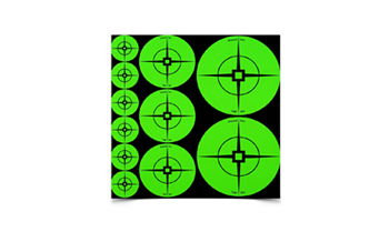 BC33938 Birchwood Casey 33938 Target Spots  Self-Adhesive Paper Black/Green Crosshair 60