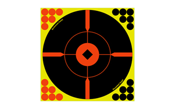 BMW-5 Birchwood Casey 34015 Shoot-N-C  Self-Adhesive Paper Black/Yellow 12" Bullseye B