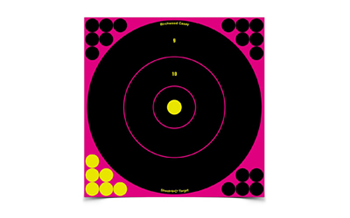SHOOT-N-C Birchwood Casey 34027 Shoot-N-C  Self-Adhesive Paper Air Rifle/Rifle Multi Color