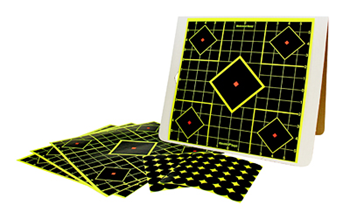 BC34202 Birchwood Casey 34202 Shoot-N-C Sight-In Kit Stand Adhesive Paper Black/Yellow 5