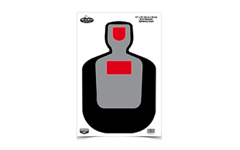 BC-19 Birchwood Casey 35717 Dirty Bird  Silhouette Tagboard Hanging Pistol 12" x 18" M