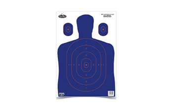 DIRTY BIRD Birchwood Casey 35753 Dirty Bird  Silhouette Tagboard Hanging 16.50" x 24" Blue/