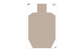 Birchwood Casey  BC-37025 B/C EZE-SCORER IPSC TGT 100-23X35