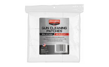 CLEANINGPATCHES Birchwood Casey 41166 Cleaning Patches  .38-.45 Cal Cotton 2.25" 500 Per Pkg