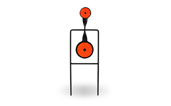 SDA22 Birchwood Casey 46221 World of Targets Sharpshooter Spinner Rimfire Pistol/Rifle