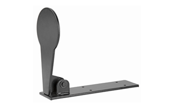 WORLDOFTARGETS Birchwood Casey 47524 World of Targets Popper 4" Rimfire Pistol/Rifle Black/Oran
