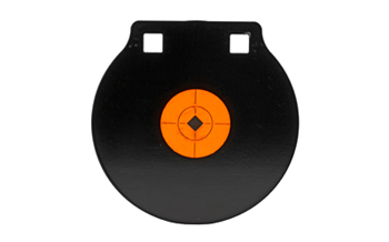 BC47608 Birchwood Casey 47608 World of Targets Double Hole 6" Black/Orange AR500 Steel C
